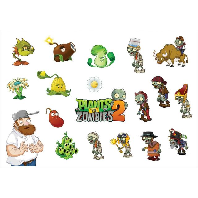 Plants vs zombies stickers Shopee Malaysia
