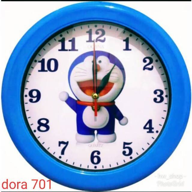Doraemon Wall Clock Diameter 30cm. Original Doraemon Character Wall