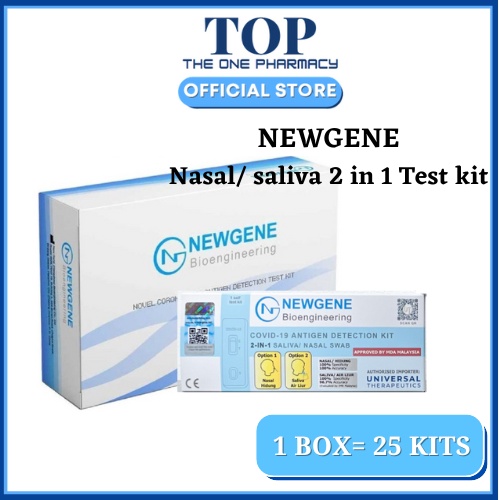 [1 box 25 Test kits] Newgene Covid19 Rapid Antigen Kit RTK (Nasal