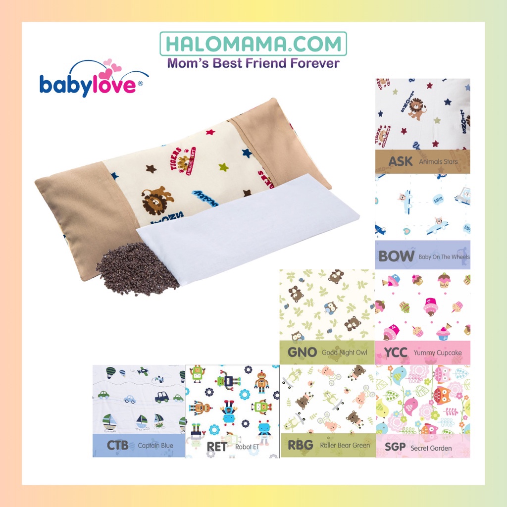 Babylove Baby Organic Bean Sprout Pillow+Case or Case Only Size 33cm x