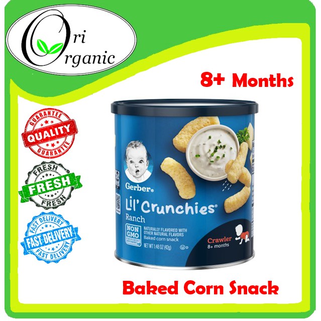 GERBER RANCH LIL CRUNCHIES for 8 Month + 42g Shopee Malaysia