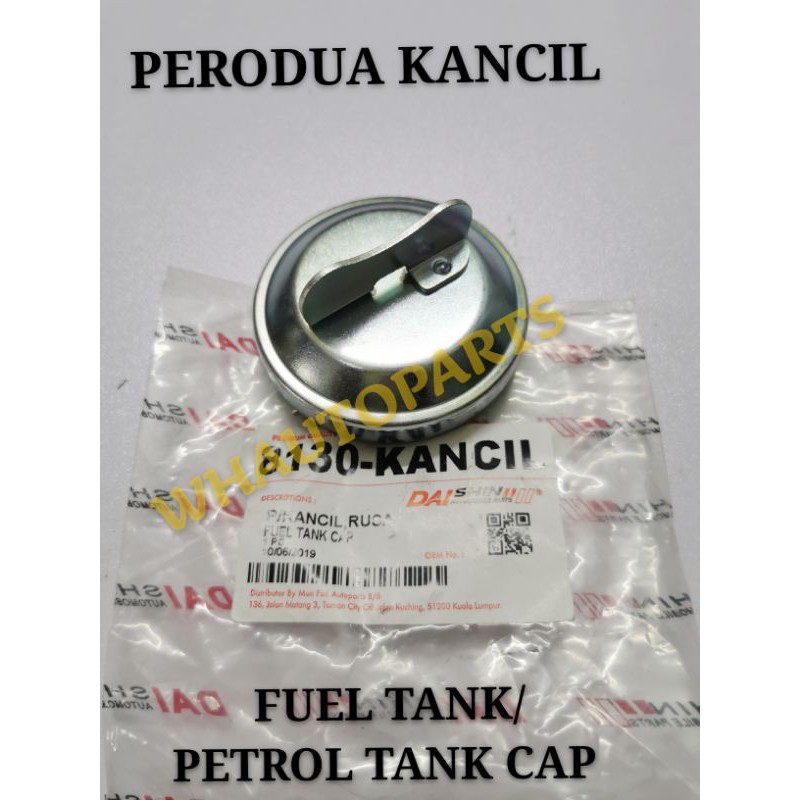 FUEL TANK CAP (GOOD QUALITY) PERODUA KANCIL FUEL TANK/PETROL TANK CAP