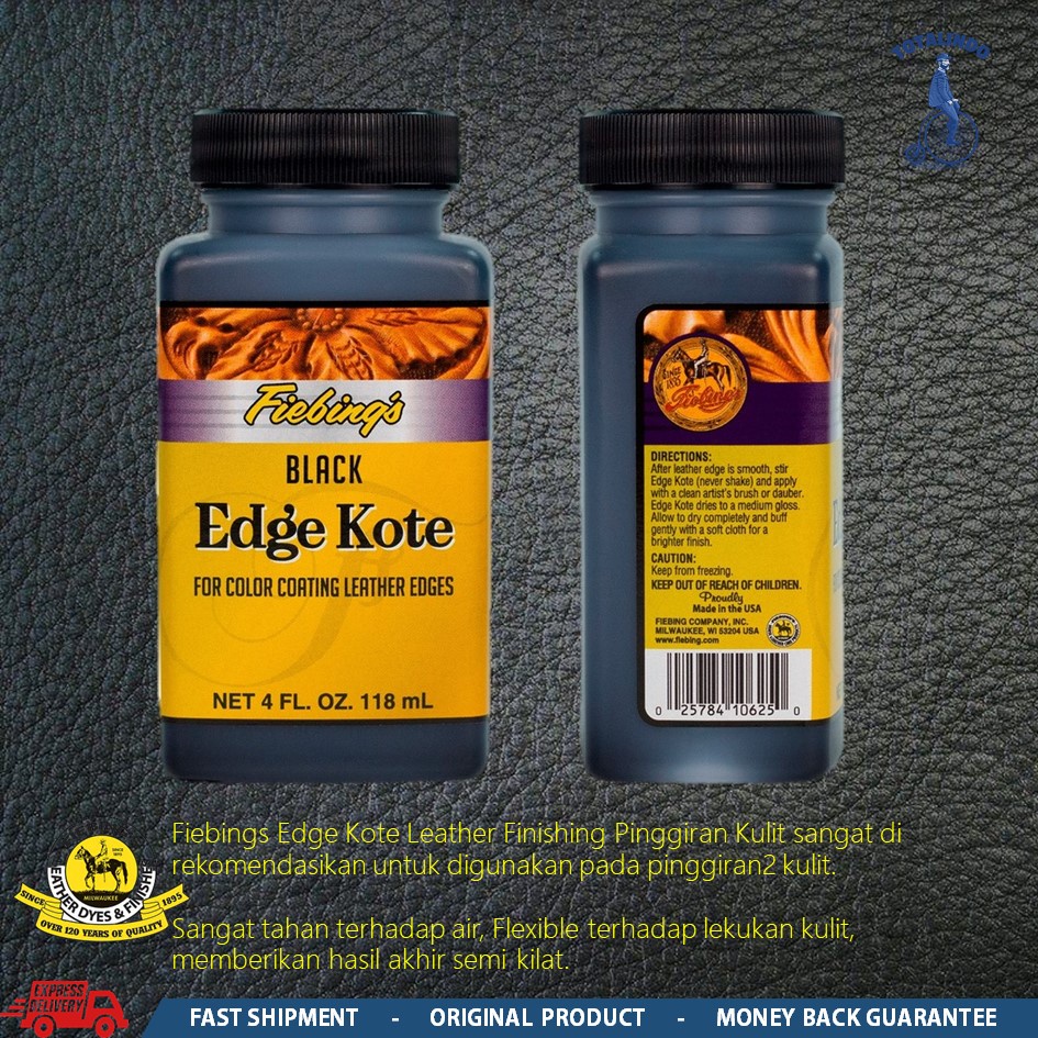 Fiebings Edge Kote Fiebing's Leather Edge Finishing Shopee Malaysia