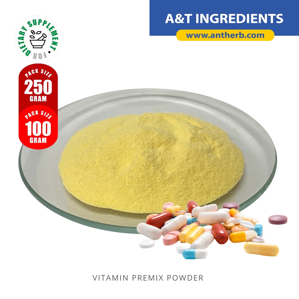 [100g/250g] Multi Vitamins / Vitamin Premix Powder / Serbuk Vitamin Pracampuran HALAL