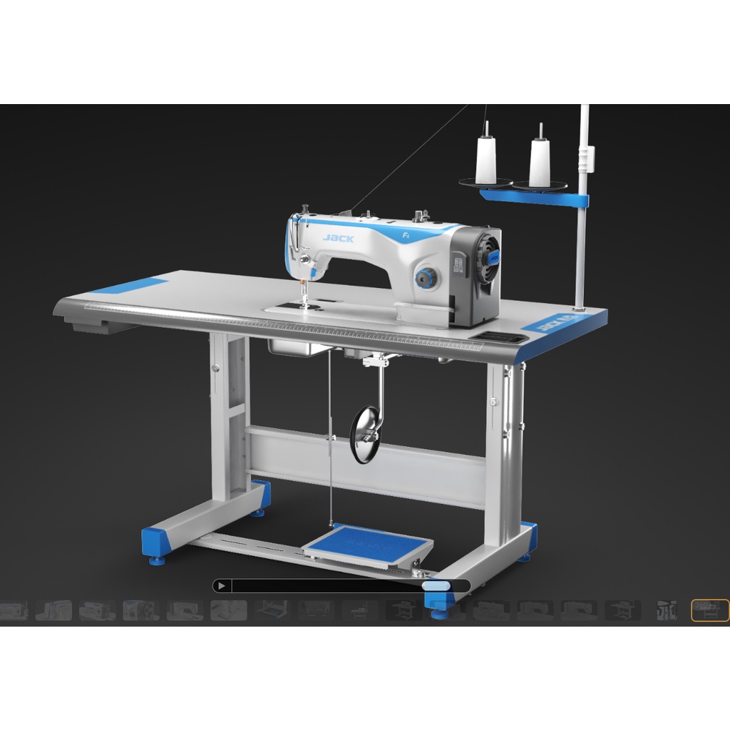 Jack F4 Industrial Sewing Machine complete set with table and stand