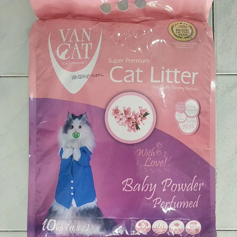 😻 10kg Van Cat Litter Baby Powder 😻 Shopee Malaysia