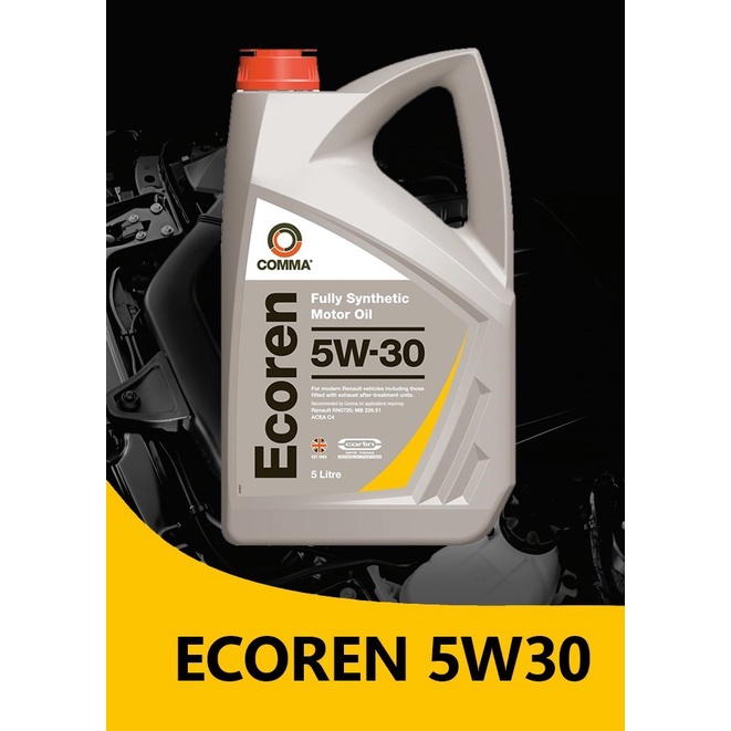 Comma Ecoren 5W30 Fully Synthetic Engine Oil (5L) Shopee Malaysia