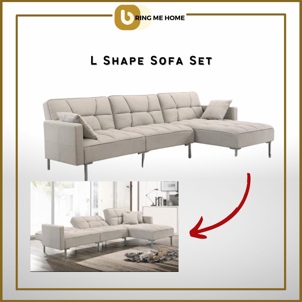 LYNA LShaped Sofa 4 Seater Sofa Bed Recliner Sofa Living Room Sofa