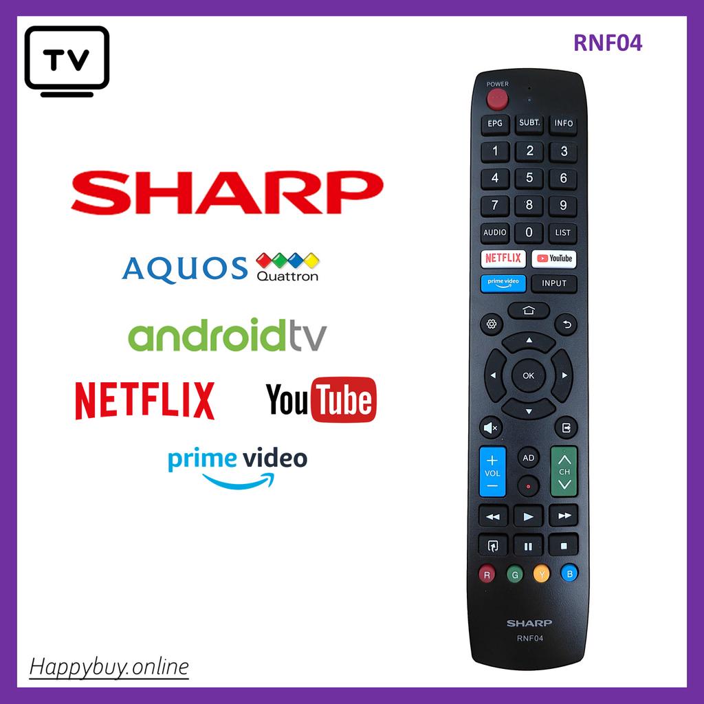 Sharp Aquos Android Smart TV Remote Control RNF-04 Sharp Android TV