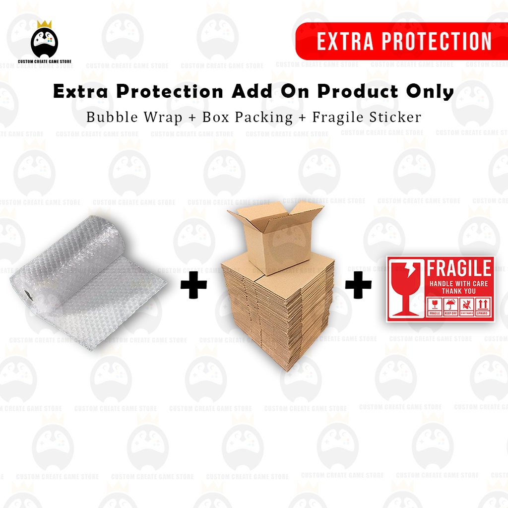 ADD ON PRODUCT ONLY Extra Protection Bubble Wrap / Box Packaging