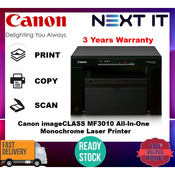 Canon image CLASS MF3010 AllInOne Monochrome Laser Printer Home
