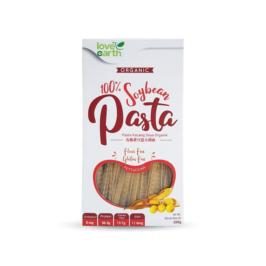 Love Earth Organic Soybean Fettuccine 200g (no flour) Shopee Malaysia