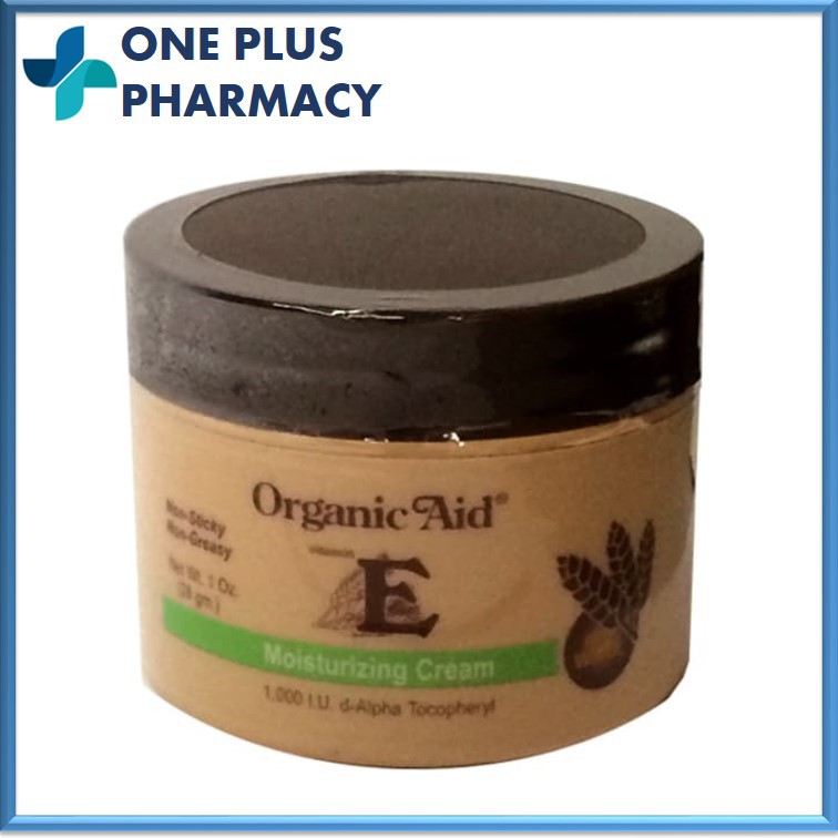 Organic Aid Vitamin E Moisturizing Cream 28gm [EXP 07/2027] Shopee Malaysia