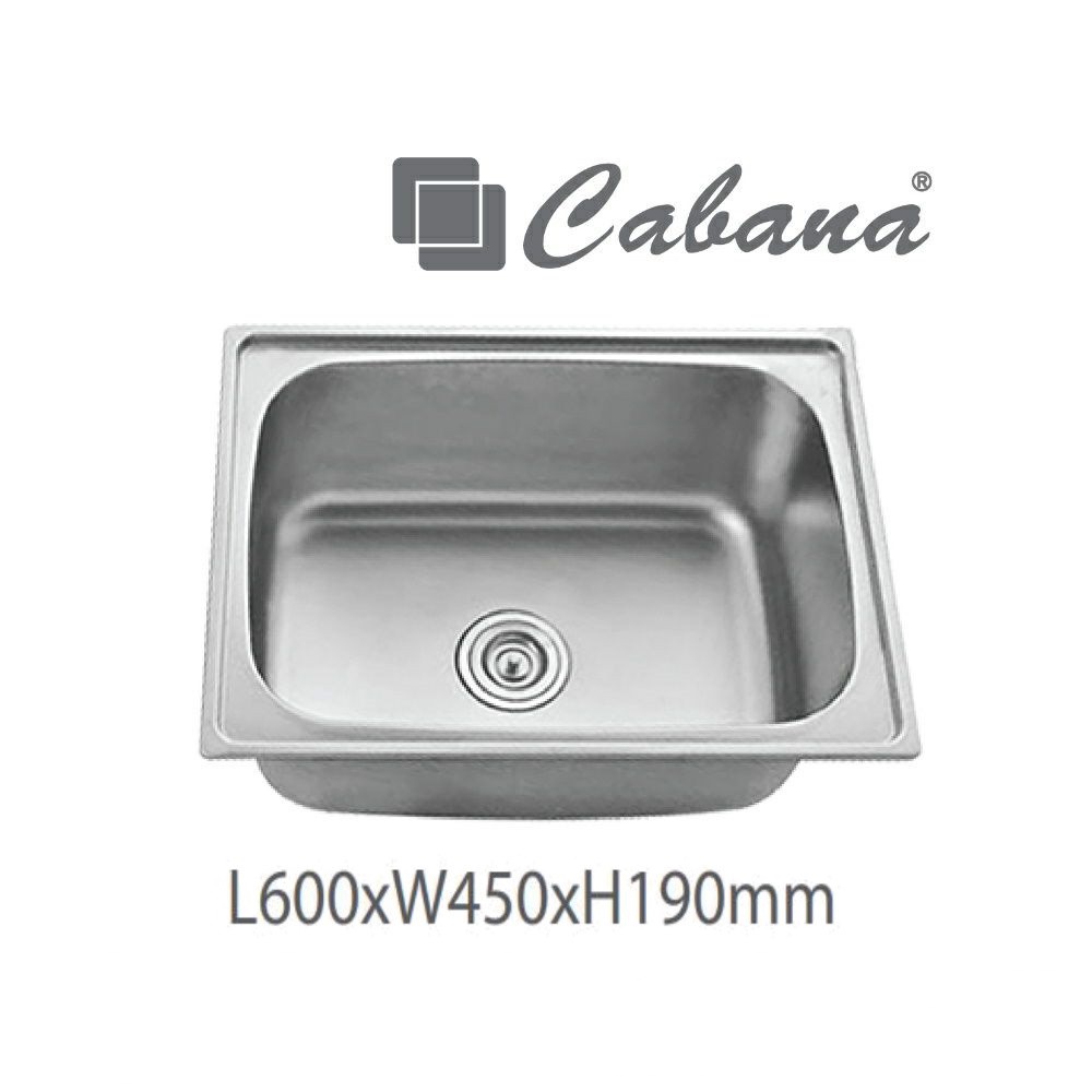 [MULTIPLE CHOICES] CABANA Single Sink Sinki Dapur Top Mount Sink