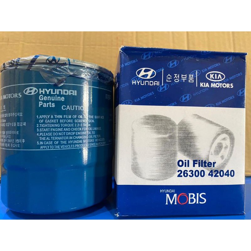 HYUNDAI STAREX KIA SORENTO KIA PREGIO VAN OIL FILTER 2630042040 263304X000 Shopee Malaysia