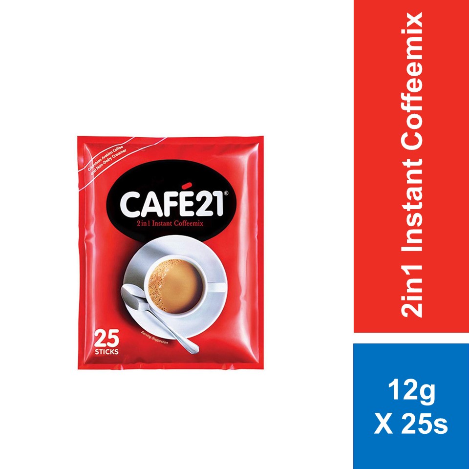 Café 21 2 In 1 Instant Coffeemix 12g x 25s Shopee Malaysia