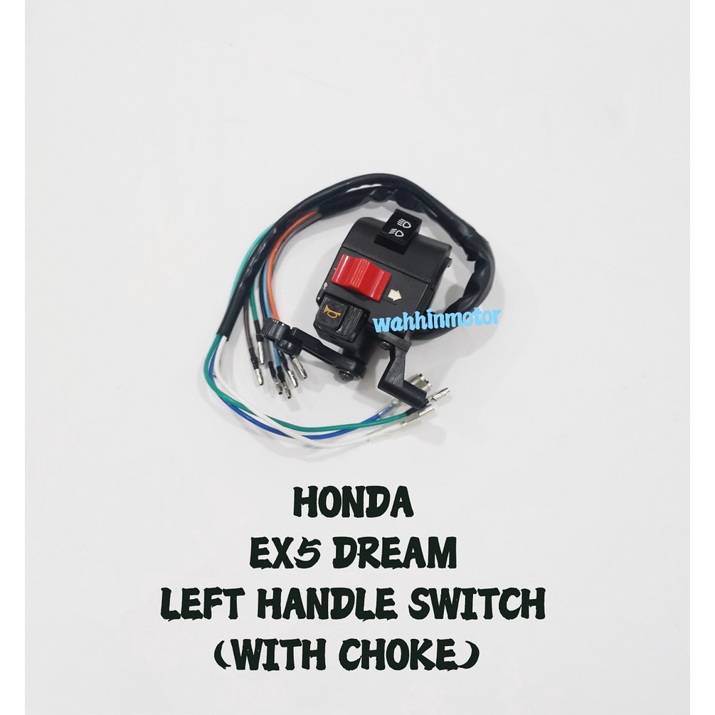 HONDA EX5 HIGH POWER DREAM L/H R/HANDLE SWITCH CHOKE ON/OFF SWITCH