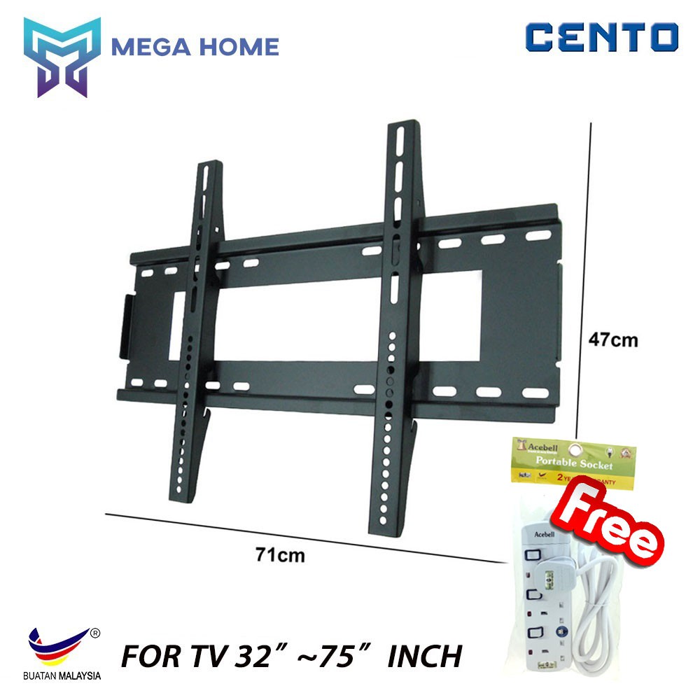 Cento TV bracket wall mount for TV 32"75" inch Fixed Motion TV