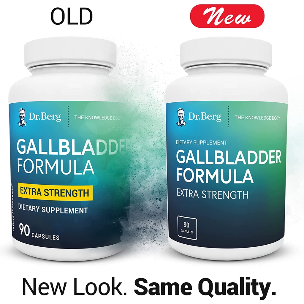 Dr. Berg’s Gallbladder Formula Contains Purified Bile Salts, 90 capsules Shopee Malaysia