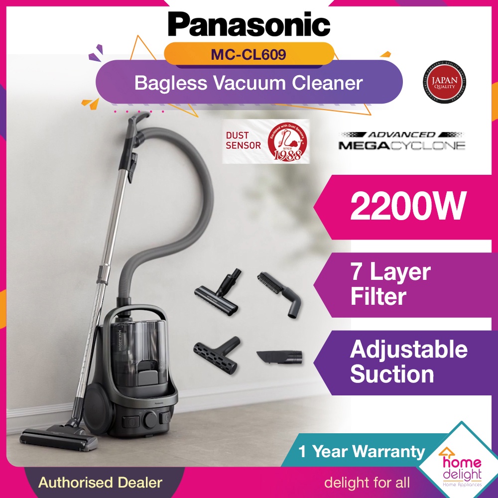 Panasonic Cyclone Vacuum Cleaner ( 2100W / 2200W ) [ MCCL607 MCCL609