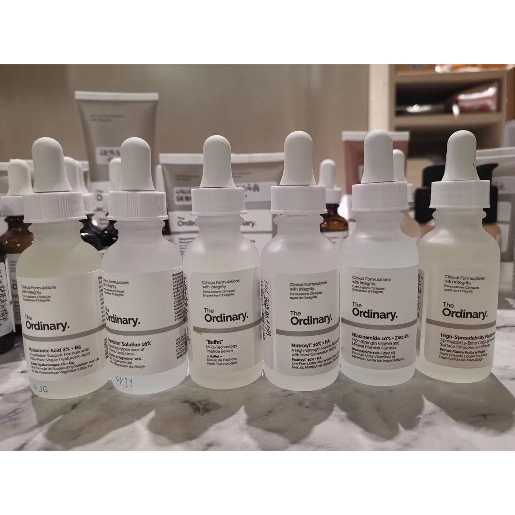 The Ordinary Niacinamide/AHABHA Peeling/Alpha arbutin/Caffeine