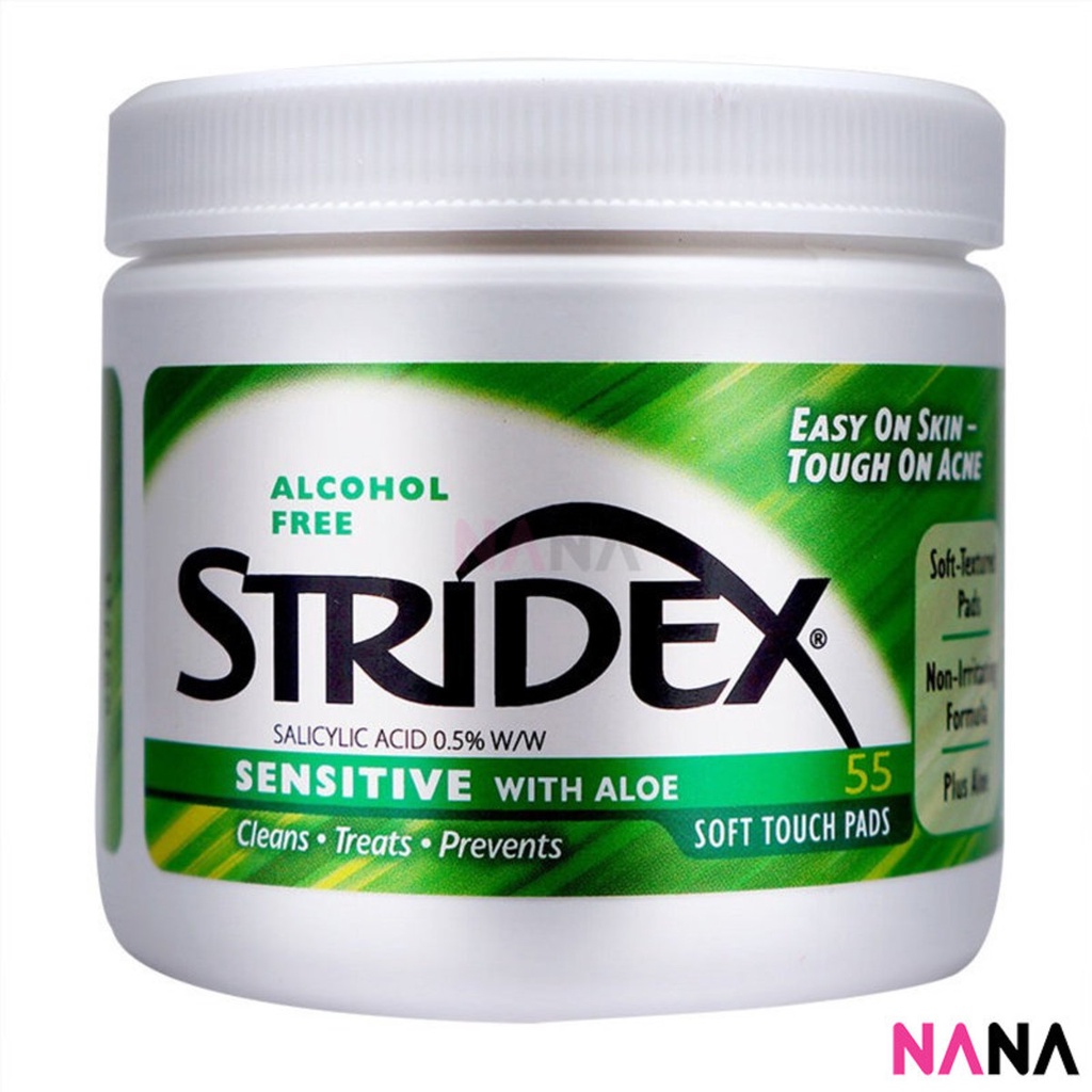 Stridex SingleStep Acne Control Sensitive Alcohol Free 55 Soft Touch