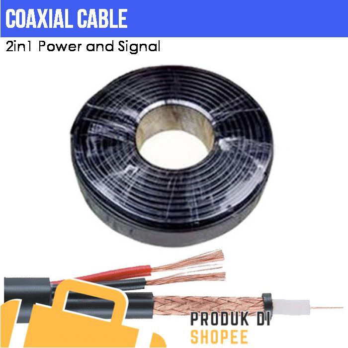 RG59 Coaxial CCTV Cable with VDE Power Cable (100 Meter) Shopee Malaysia