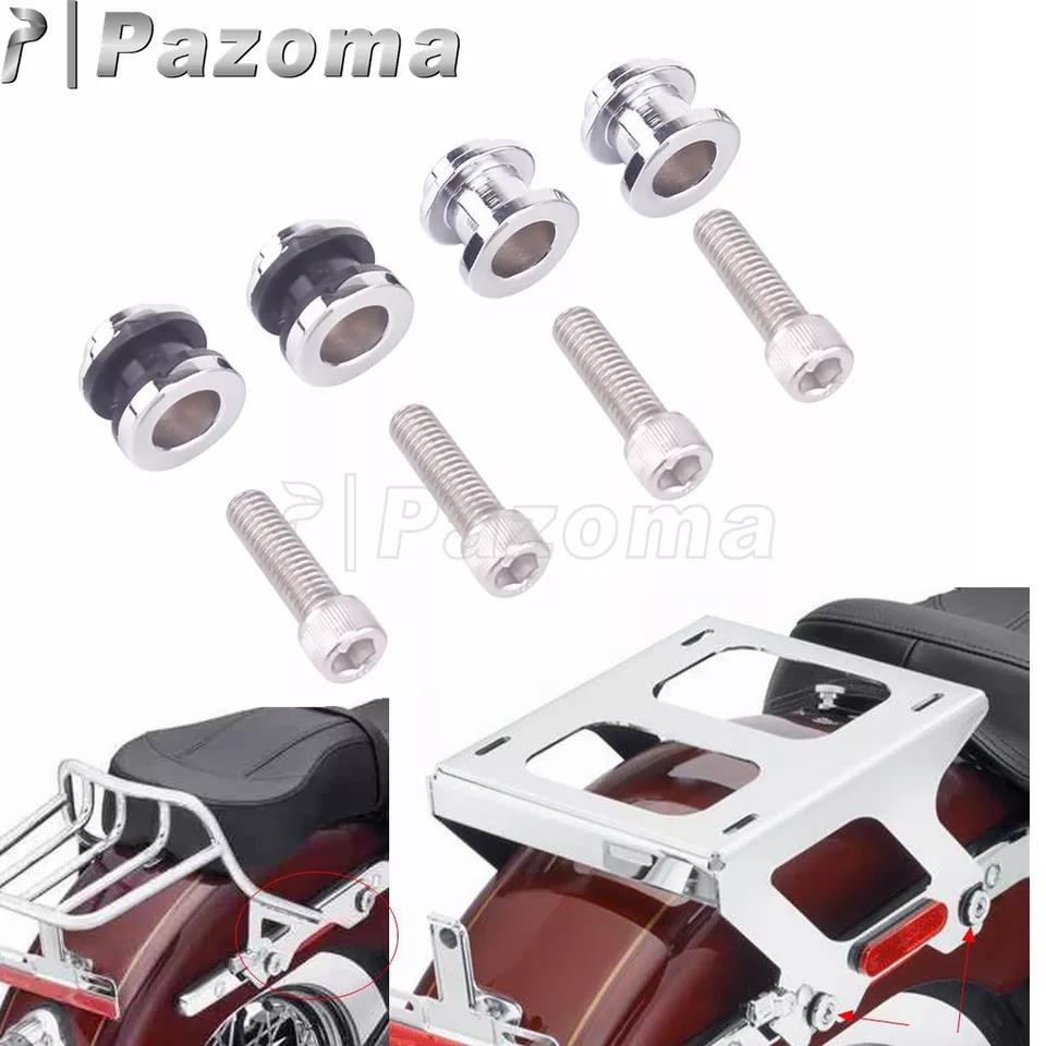 For Harley Sissy Bar Docking Hardware Mounting Luggage Rack Kit For
