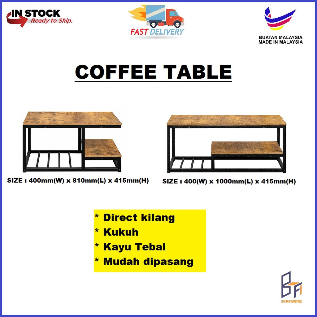 [READY STOCK KEDAH] Beyond Furniture Simple Coffee Table Living Room