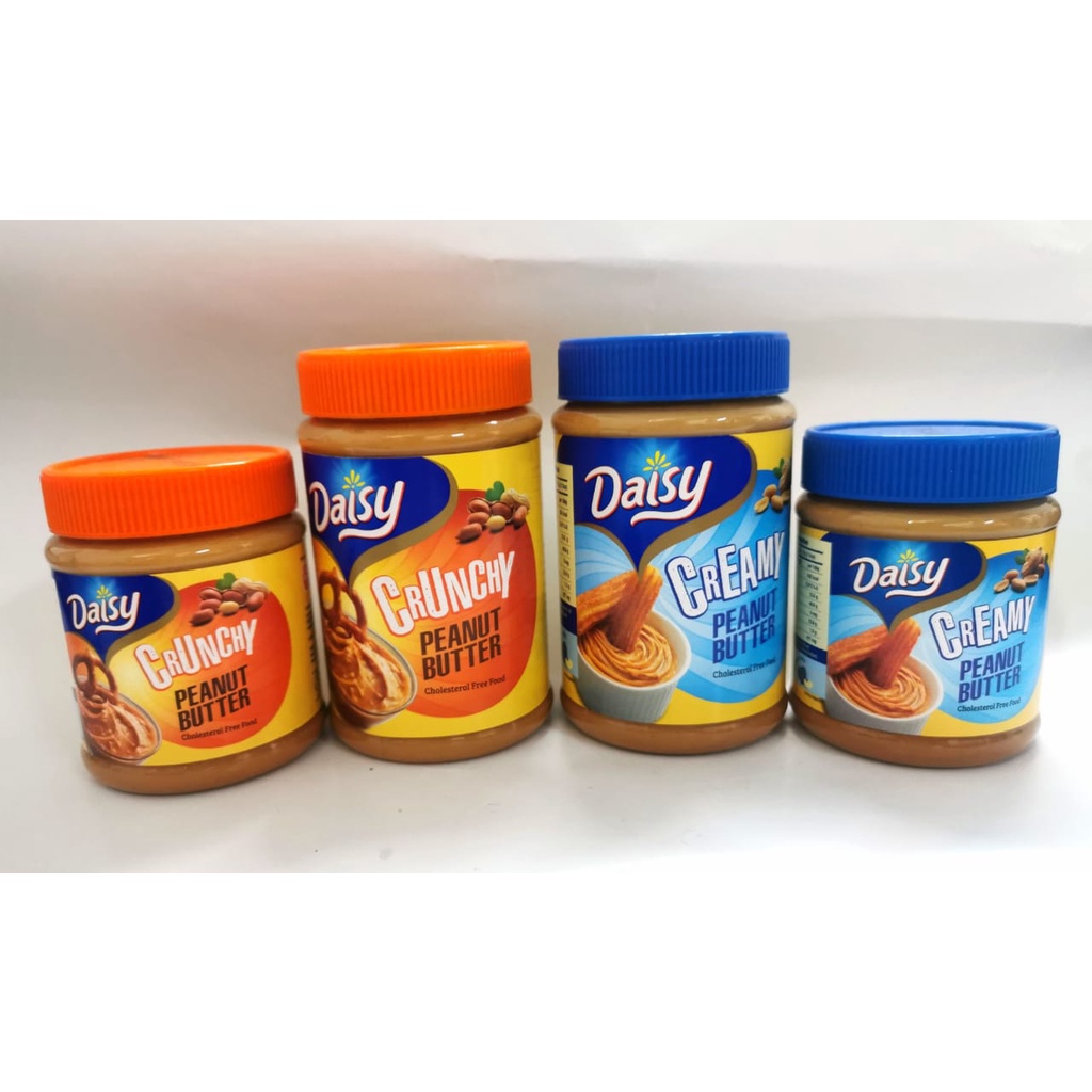 Daisy Creamy Peanut Butter Jam/Crunchy Peanut Butter Spread/Jem Kacang