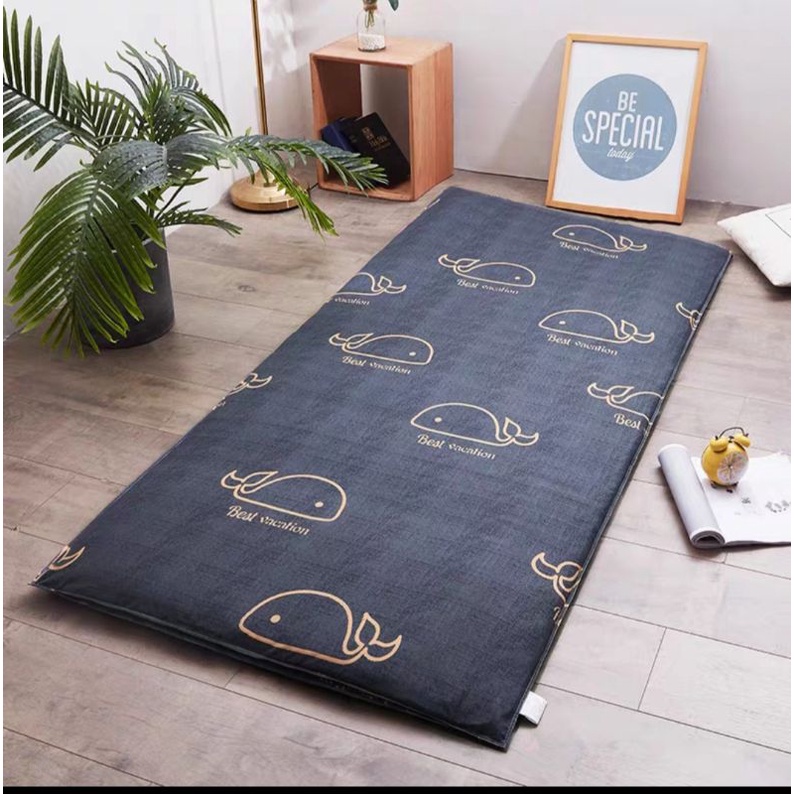 Folding mattress cover with zip/Tilam Lipat Sarung Zipper Size 100 x