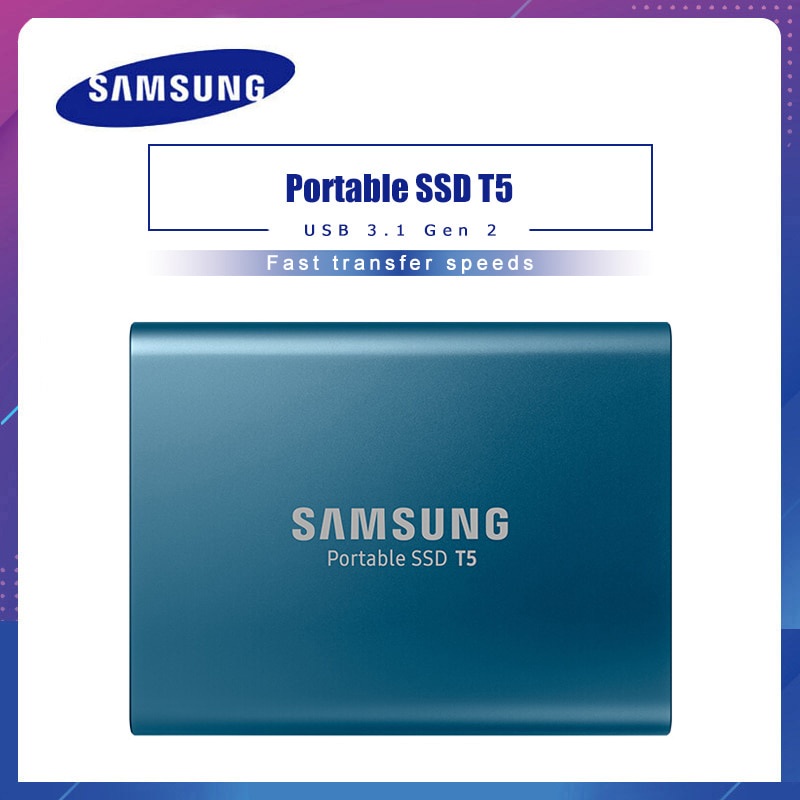 Samsung T5 External portable SSD 250GB 500GB 1TB 2TB USB3.1 Gen2 External Solid State Drives USB