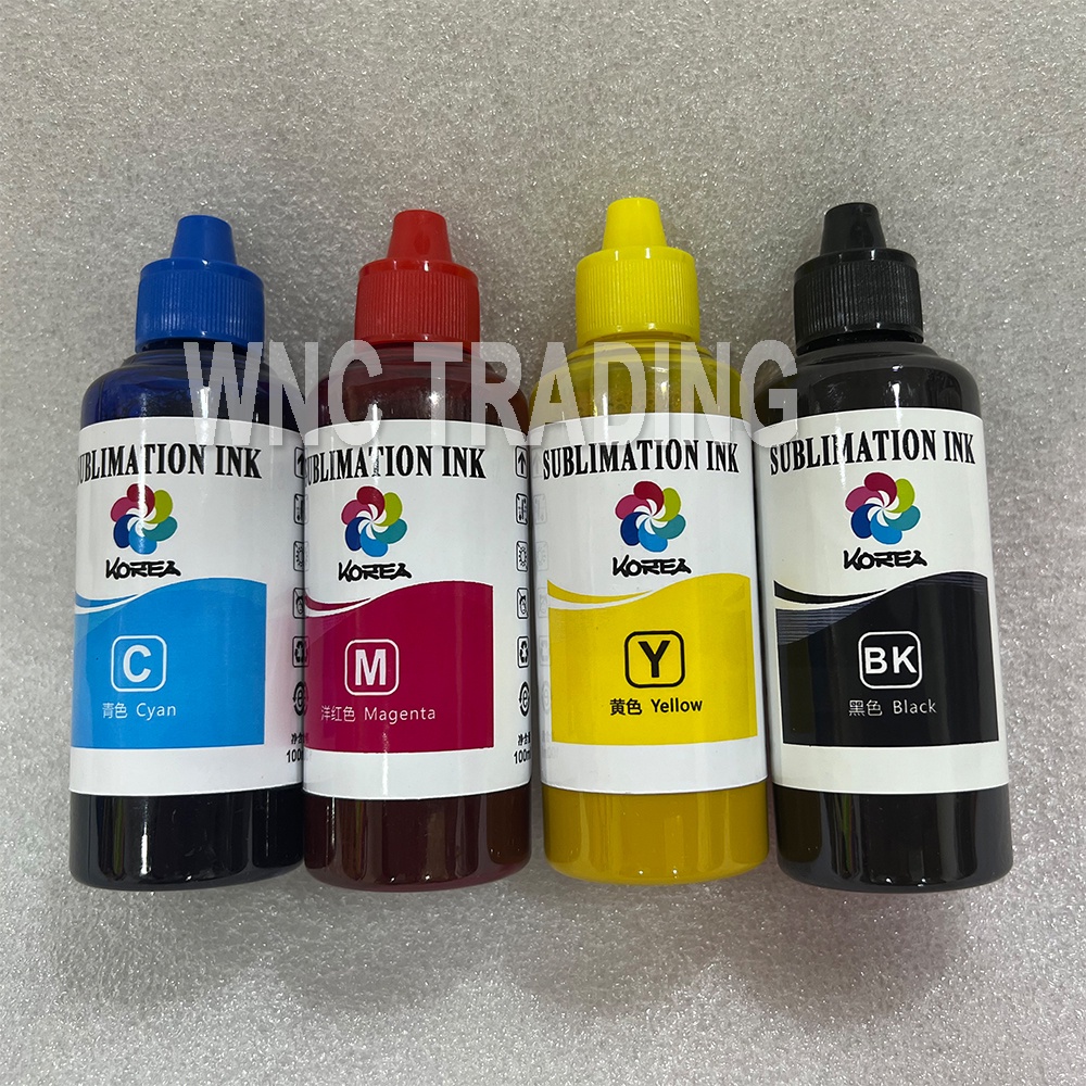 Sublimation Ink For Epson Inkjet Printer (C,M,Y,K) For Heat Press