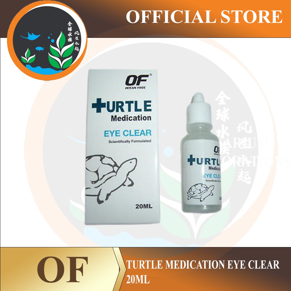 (CURE SICK TURTLE!) OF TURTLE MEDICATION EYE CLEAR 20ML turtle medicine Shopee Malaysia