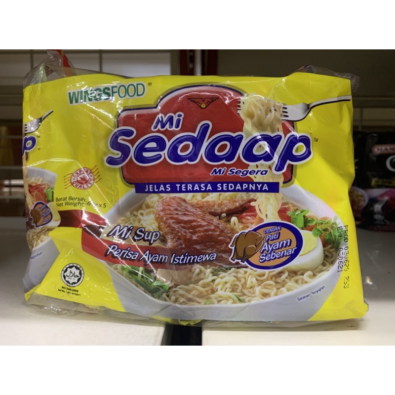 WINGSFOOD MI SEDAAP MI SEGERA INSTANT NOODLE 5'S x 88G Shopee Malaysia