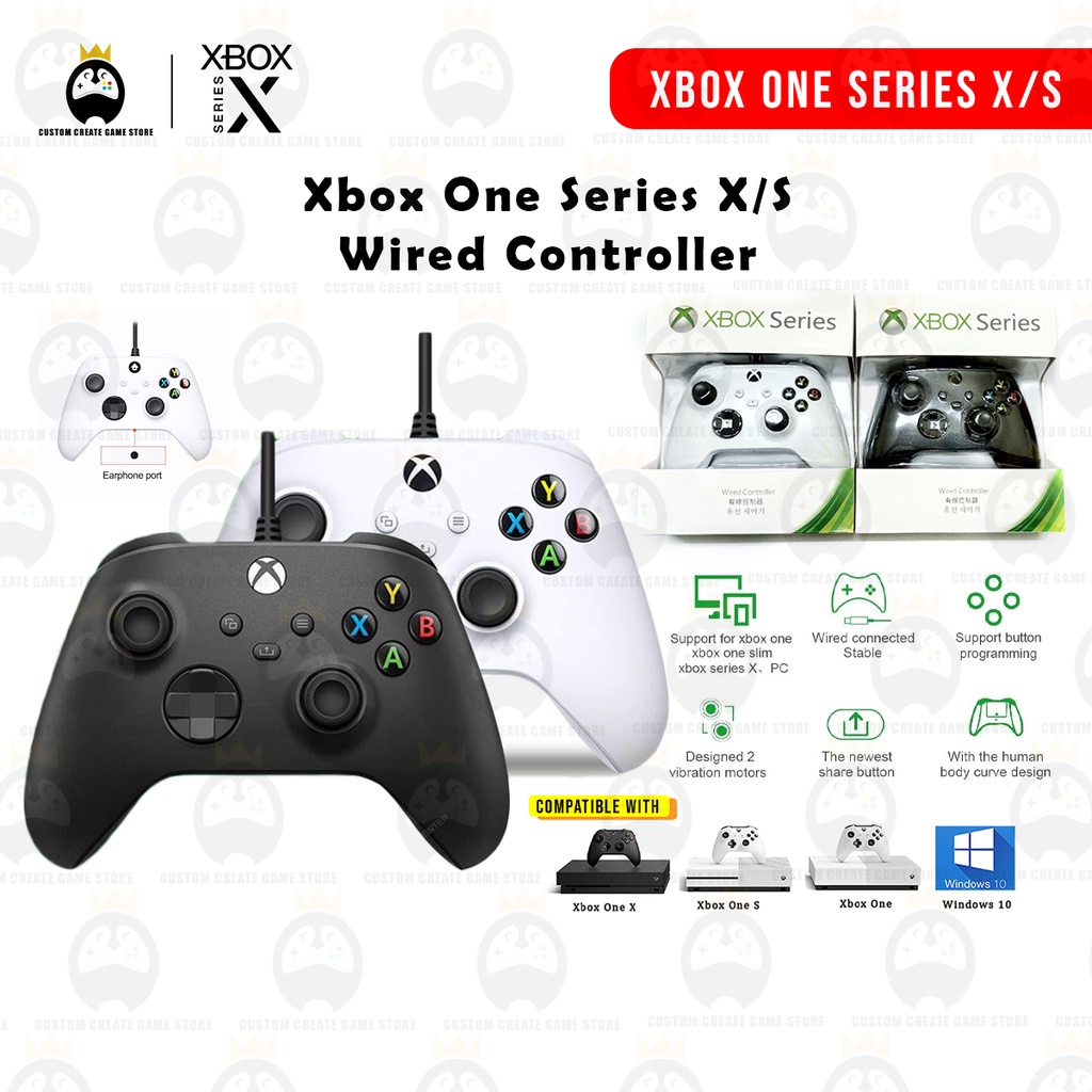 XBOX ONE WIRED CONTROLLER PLUG & PLAY LAPTOP FOR WINDOW 11 10 8 7 XBOX