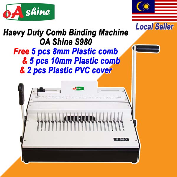 Comb Binding Machine / Heavy Duty Binding Machine / Plastic Comb