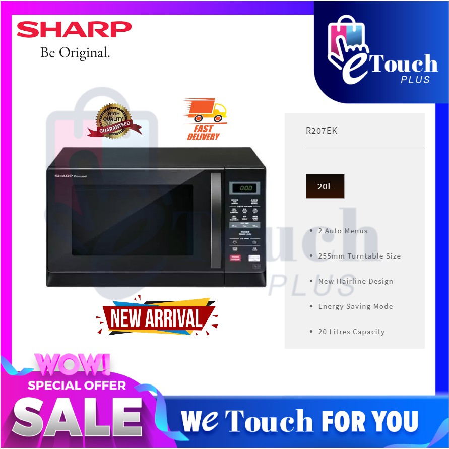 Sharp Microwave Oven Digital LED Display/Energy Saving Mode (20 L
