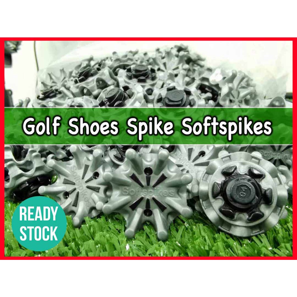 Golf Shoe SoftSpike Portable Golf Shoe Spikes Soft Pins Set Fast Twist Replacement Studs (FJ
