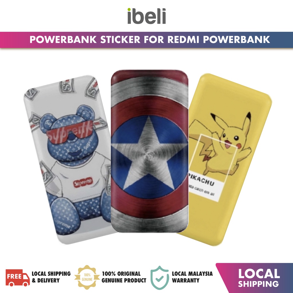 Redmi Power Bank Sticker (20000mAh) PB200LZM Shopee Malaysia