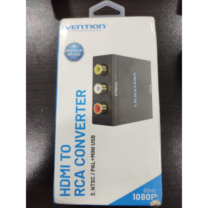 VENTION HDMI To RCA Converter PAL+MINI USB 1080P Shopee Malaysia