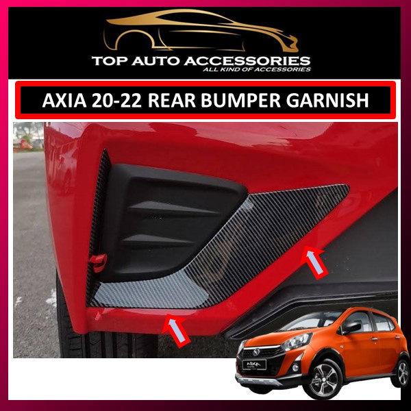 AXIA 20202022 REAR BUMPER GARNISH COVER, REAR REFLECTOR COVER, REAR