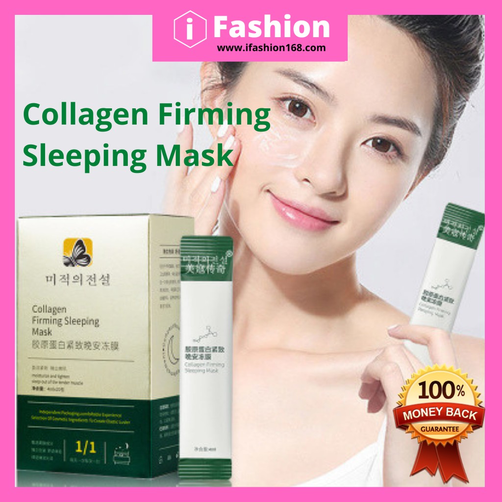 iFashion Collagen Sleeping Mask Firming Hydrating Moisturizing Shrink