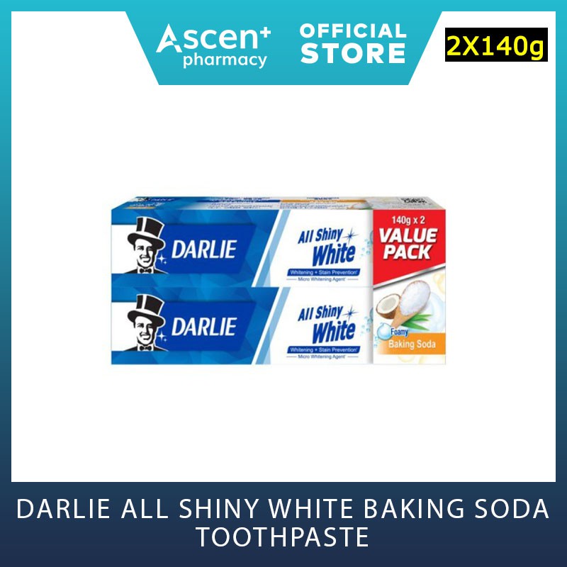DARLIE All Shiny White Baking Soda Toothpaste [2x140g] Shopee Malaysia