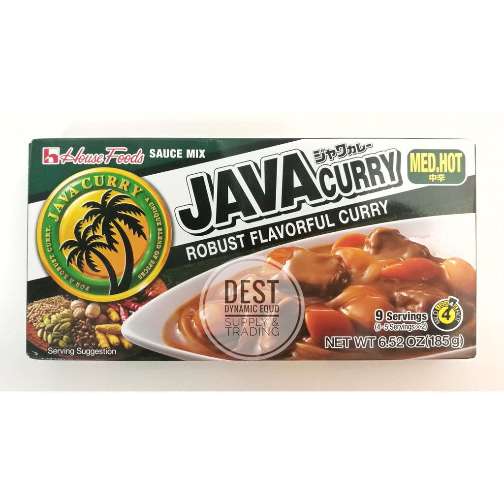 House Java Curry Sauce Mix 185g Medium Hot Japanese Curry Shopee Malaysia