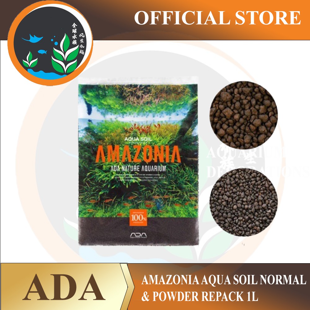ADA Aqua Soil Amazonia Soil (Normal) Repack 1L Shopee Malaysia