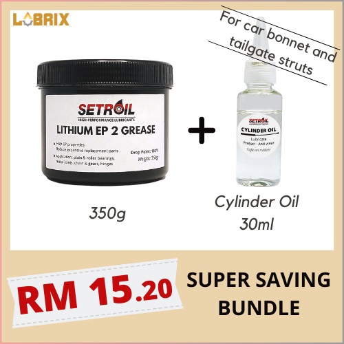 LUBRIX Setroil Lithium Grease EP 2 Grease Bearing Grease Minyak Grease