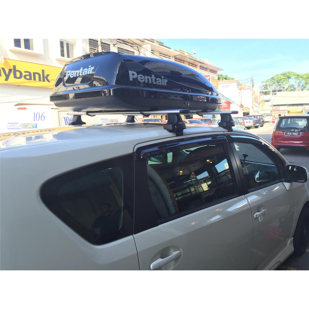 PENTAIR Universal Car Roof Box Carrier 150L S Size (Black/Grey/White