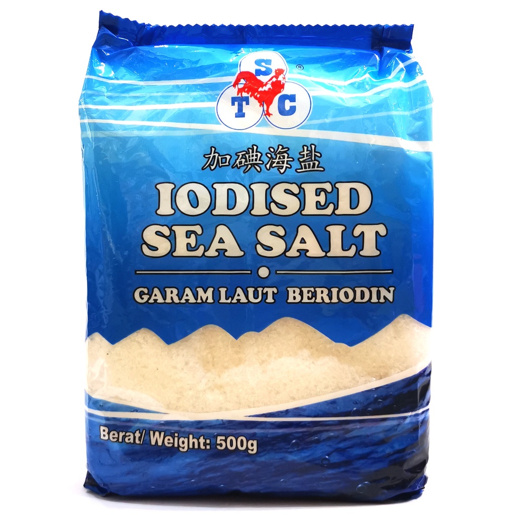 STC IODISED SEA SALT FINE / GARAM LAUT BERIODIN HALUS 500GM Shopee