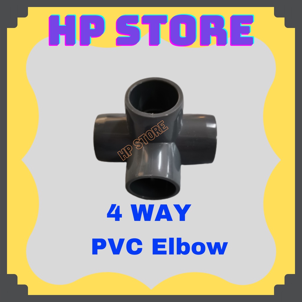 PVC Fitting PVC Pipe Joint Connector 3, 4, 5 Way PVC Elbow Socket Elbow
